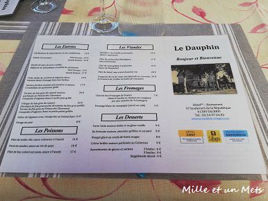 Restaurant Le Dauphin à Salbris (41)