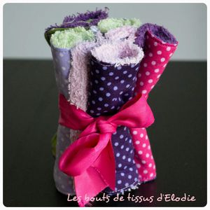 Lingettes lavables pour bébé