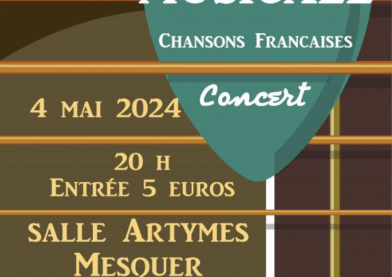 Mesquer - Soirée Musicale Chansons Françaises - Samedi 4 mai 2024