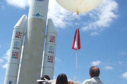 Université d’été Espace Éducation 2010 du CNES : la nacelle de ballon a été récupérée !
