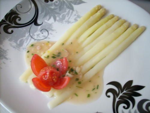 Asperges blanches en vinaigrette ...