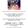 Concert des Choeurs adultes du conservatoire de Montreuil le 2 avril 2023