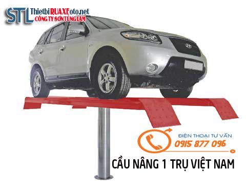 Cầu nâng 1 trụ chuyên rửa ô tô của Việt Nam