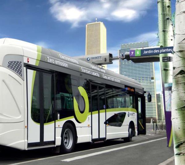 Equipé du système WATT, le ​premier bus électrique à autonomie illimitée