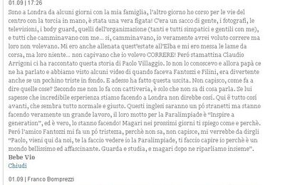 La migliori risposta  a Paolo Villaggio sulle Paralimpiadi