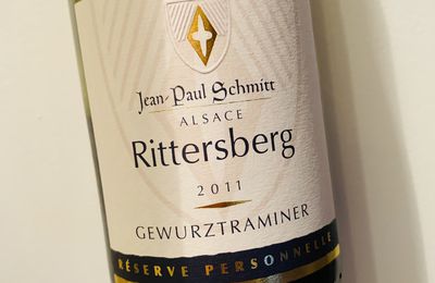 Alsace gewurztraminer réserve personnelle 2011 Domaine Jean-Paul Schmitt