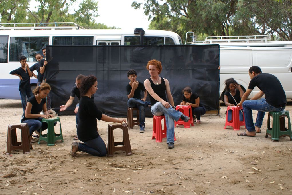 Action Caravane théâtre en Tunisie