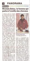 Article paru dans la gazette du Morvan le 15 avril 2008