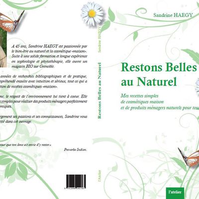 Sortie prochaine de mon livre "Restons belles au Naturel".