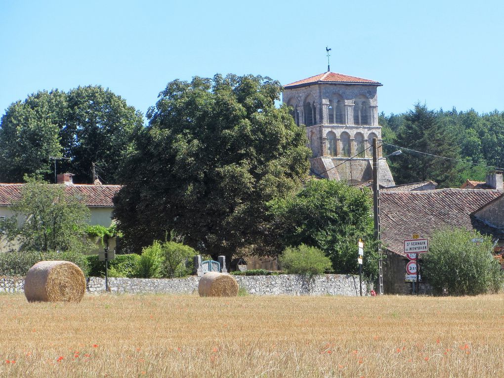 Cet itinéraire qui traverse notre beau département, mais également la Charente, a le mérite d'être tranquille et ombragé. Il tutoie de beaux petits villages, comme ici Saint Germain de Montbron (qui par contre se trouve déjà en Charente)