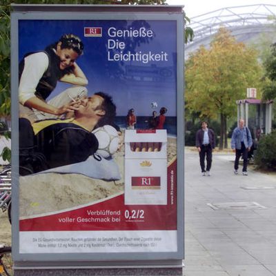 L'Allemagne interdit la publicité pour le tabac et le vapotage dans la rue 