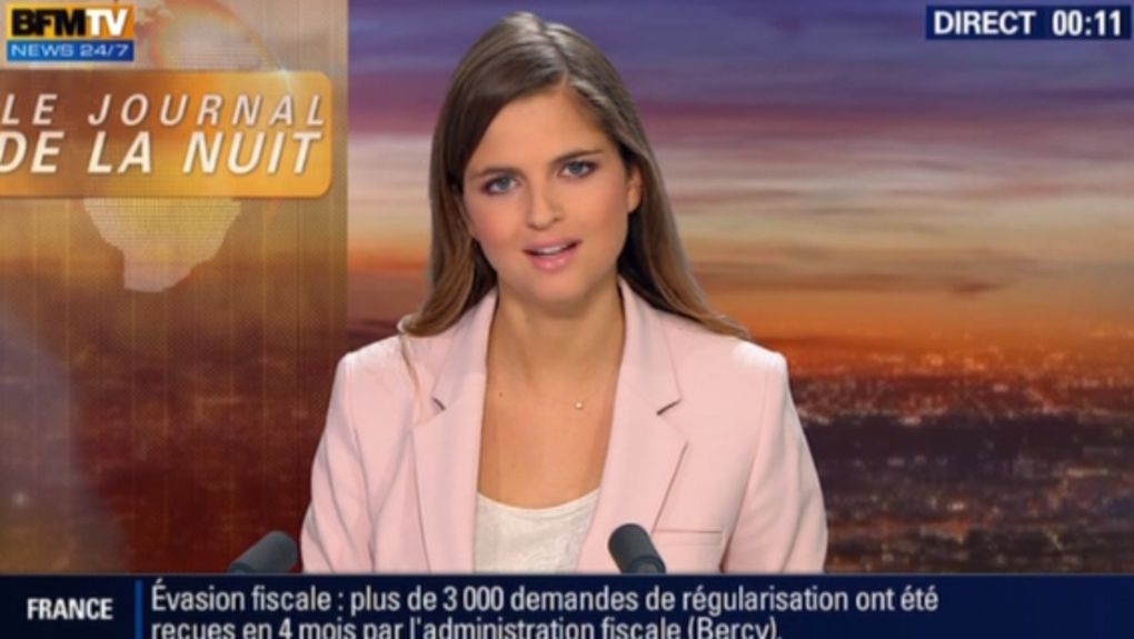 2013 10 25 - 00H00 - MARGAUX DE FROUVILLE - BFM TV - LE JOURNAL DE LA NUIT