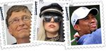 Timbres à l'éffigie de Lady Gaga