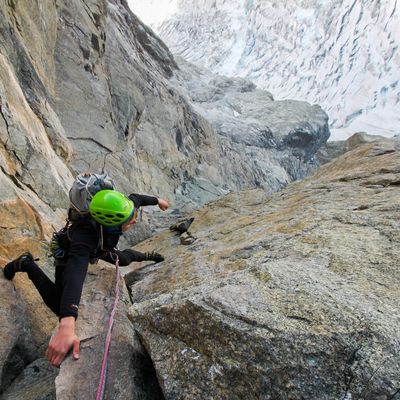 Voie Ratti-Vitali, Aiguille Noire de Peuterey, 3773m.