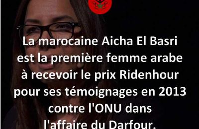 Le prix Ridenhour pour Aicha El Basri !