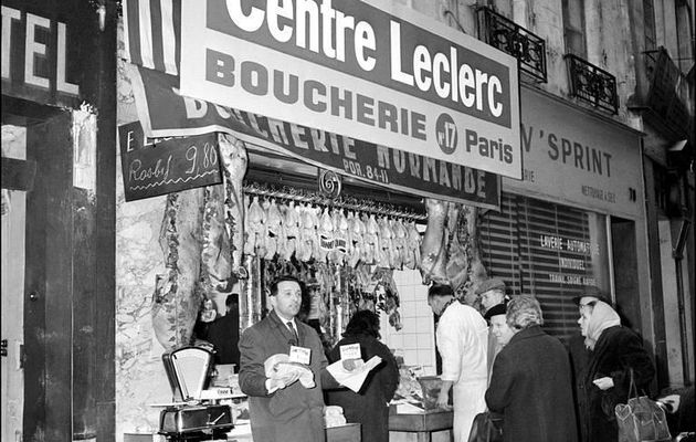 Le 17 février 1963, Édouard Leclerc ouvre sa 1ère boucherie à Paris...