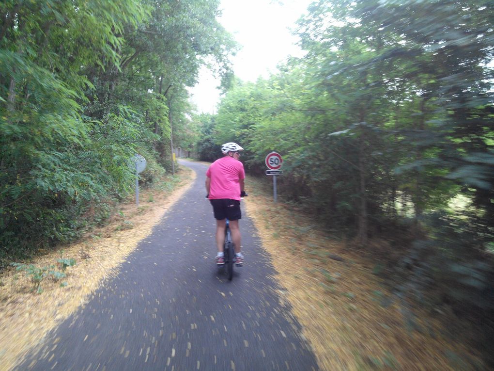 Balisage et rando des échappées de la Loire... oui mais on a pas échappé à la pluie !