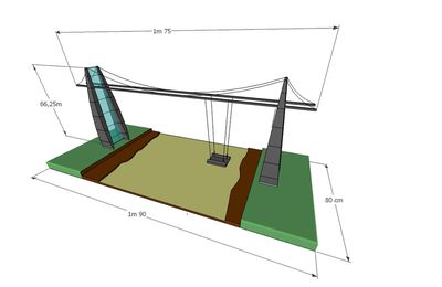 Pont Transbordeur géant Ech.1/100ème. "à construire" 2011