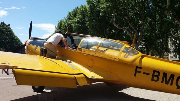 Perpignan/Marc Noetinger: Un avion aux allées Maillol pour le PAD Interview Nicolas Caudeville 