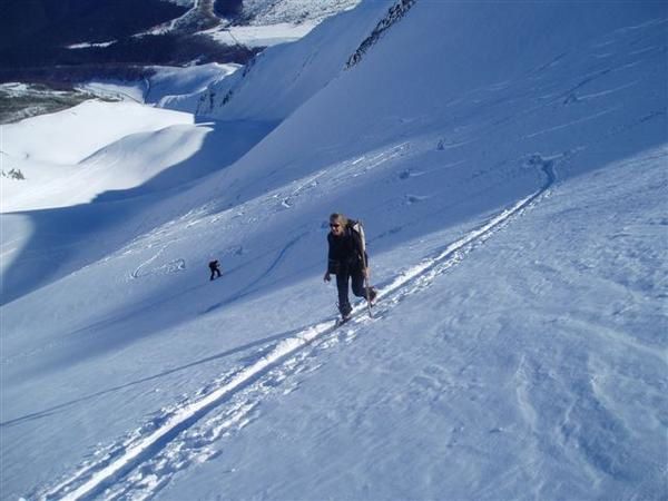 15 octobre 2008, Aude, Alain et Philippe à Coste Ouillières
Neige et temps superbes