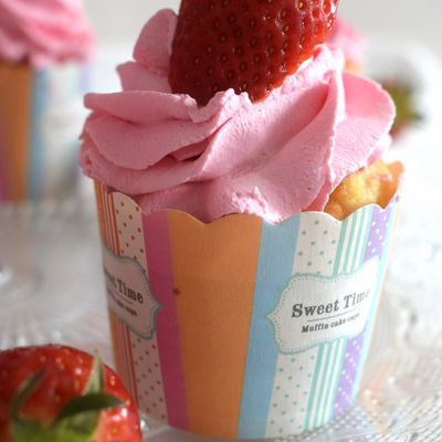 Cupcakes à la Fraise