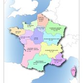 Cartes comparatives des nouvelles régions en France - Chroniques Cartographiques