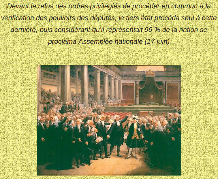 17 juin 1789. Les États généraux se constituent en Assemblée nationale - Étain d'Hier à Aujourd'hui