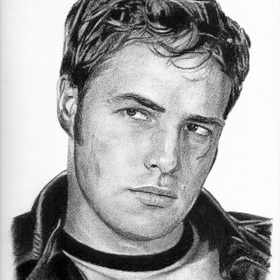 Portrait de Marlon Brando