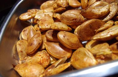 Graines de citrouilles (courges) pour l'apéritif