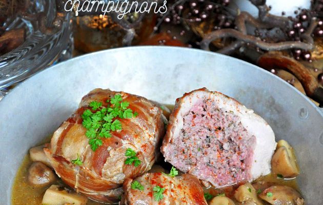 Paupiettes de veau & champignons 