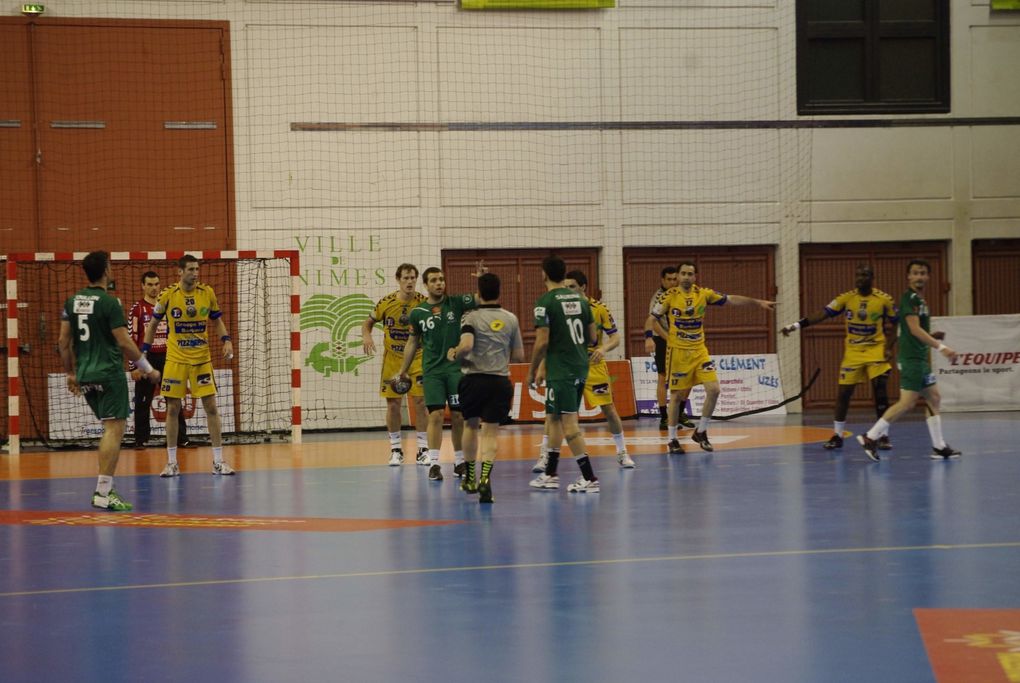 Match de Handball du 30 mars 2012 au Parnasse à Nîmes - Un match sous haute tension...