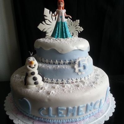 Gâteau reine des neiges