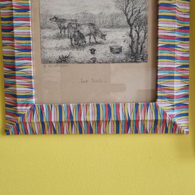 Le petit bricolage : Faire un cadre en tissu 