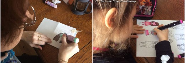 Petit atelier à la maison bougie et carterie avec ma copine Chantal 
