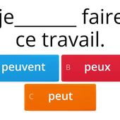 FRANCESE(quiz): pouvoir- potere- Indicatif présent