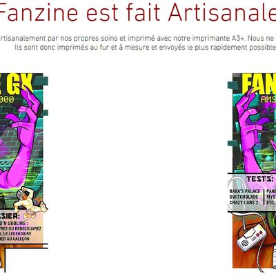 Présentation du FANZINE GX N°1 (dédié à la GX4000 d'Amstrad)