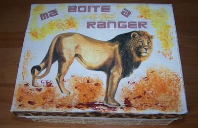 Boîte à ranger Lion