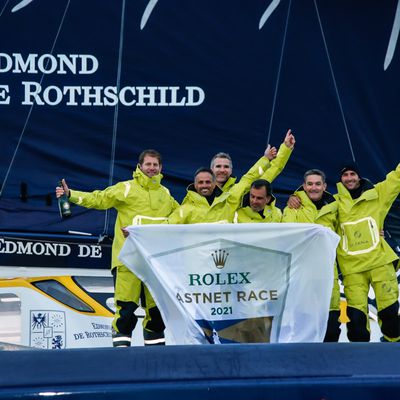 Championship for the second time: Maxi Edmond de Rothschild reached record fastnet race
