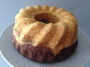 Gâteau marbré façon &quot;savane&quot; Dukan au thermomix