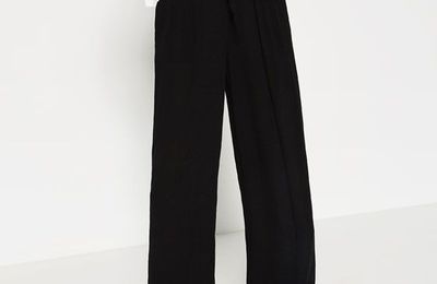 Pantalon large fluide zara