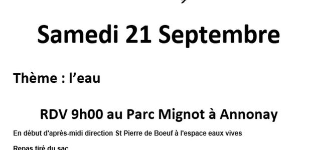 Sortie Photo gratuite et ouverte à tous - Samedi 21 Septembre