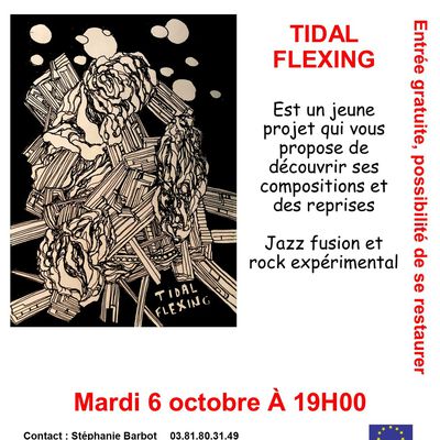 Concert Tidal flexing Mardi 6 octobre 2020