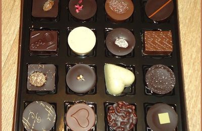 Coffret de chocolats gourmands de chez Pascal Caffet