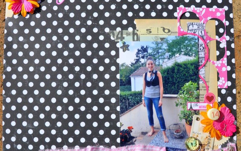 Page de scrap : Tenue du jour