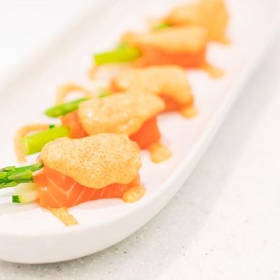 Asperges et saumon 