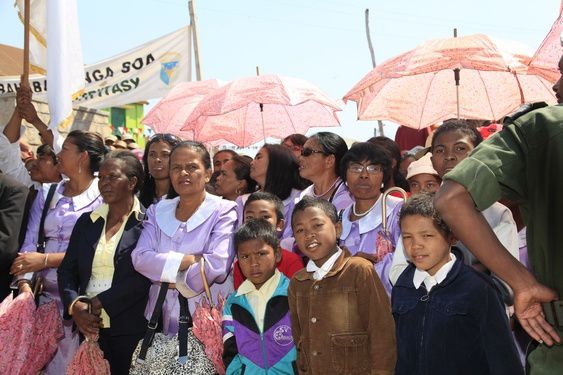 Vendredi 12 octobre 2012. Le Président Andry Rajoelina : première visite dans la Région Itasy (Soavinandriana, Analavory, Ampefy).