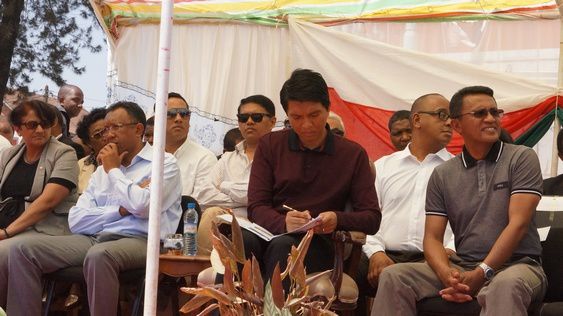 Vendredi 12 octobre 2012. Le Président Andry Rajoelina : première visite dans la Région Itasy (Soavinandriana, Analavory, Ampefy).