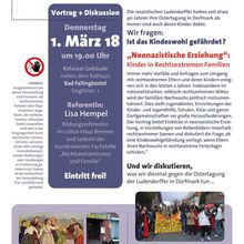 Bad Fallingbostel 1.3.18 - Vortrag: "Ist das Kindeswohl gefährdet? - Kinder in rechtsextremen Familien"