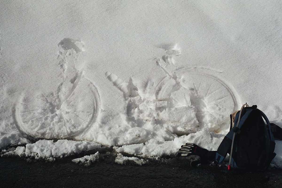 Emprunte dans le Tourmalet