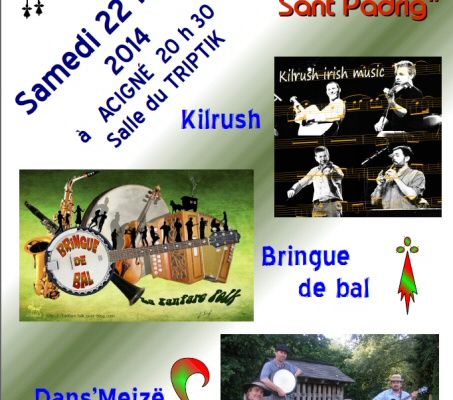 "Kabare Fest-Noz" à Acigné le 22 Mars